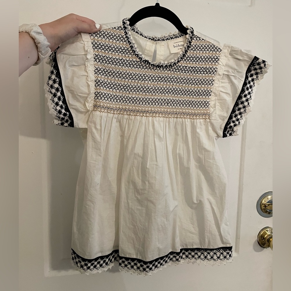 Bohme white blouse size small